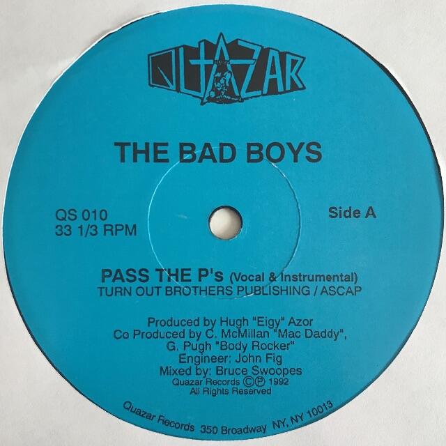 Bad Boys - Pass The P's