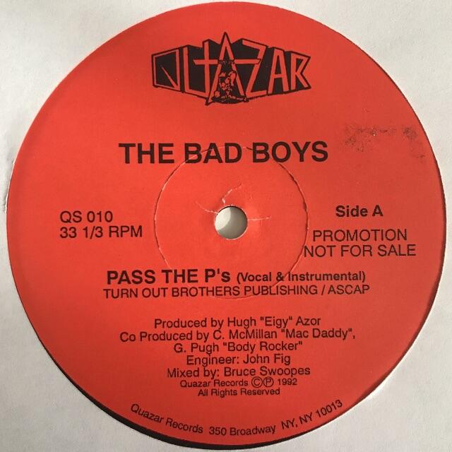 Bad Boys - Pass The P's