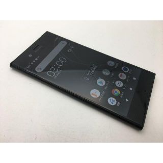 ソニー(SONY)のSIMフリー au XPERIA XZ1 SOV36 ブラック◆美品◆31(スマートフォン本体)