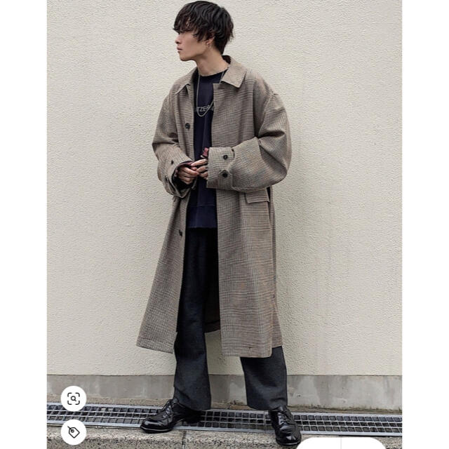 stein 19ss OVERSIZED DOWN PAT COAT