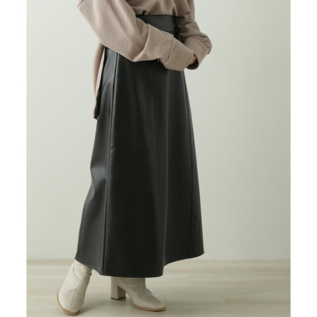RayCassin(レイカズン)のレザースカート レディースのスカート(ロングスカート)の商品写真