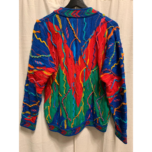 COOGI(クージー)の美品　希少　COOGI クージー　菅田将暉　カラフル　カーディガン　ニット メンズのトップス(カーディガン)の商品写真