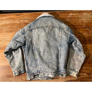 80年代リーバイスLevi'sケミカルウォッシュボアジャケットUSA製 S