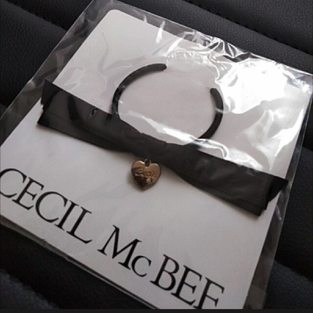 CECIL McBEE(セシルマクビー)のCECIL McBEEヘアゴム　ハート レディースのヘアアクセサリー(ヘアゴム/シュシュ)の商品写真