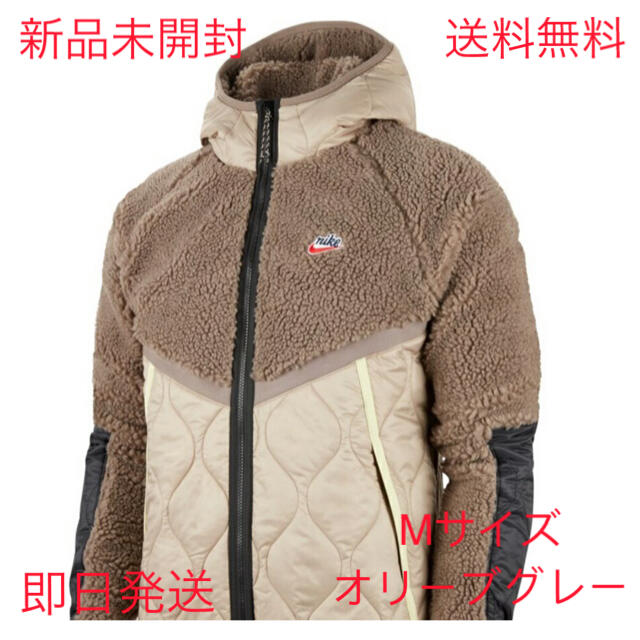 NIKE(ナイキ)のナイキ  CU4447-040 フーディージャケット オリーブグレー サイズM メンズのジャケット/アウター(ブルゾン)の商品写真