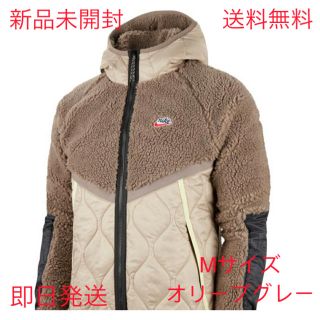 ナイキ(NIKE)のナイキ  CU4447-040 フーディージャケット オリーブグレー サイズM(ブルゾン)