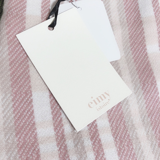 メール便可 2セットまで eimyistoire autumn チェック ニット タイト