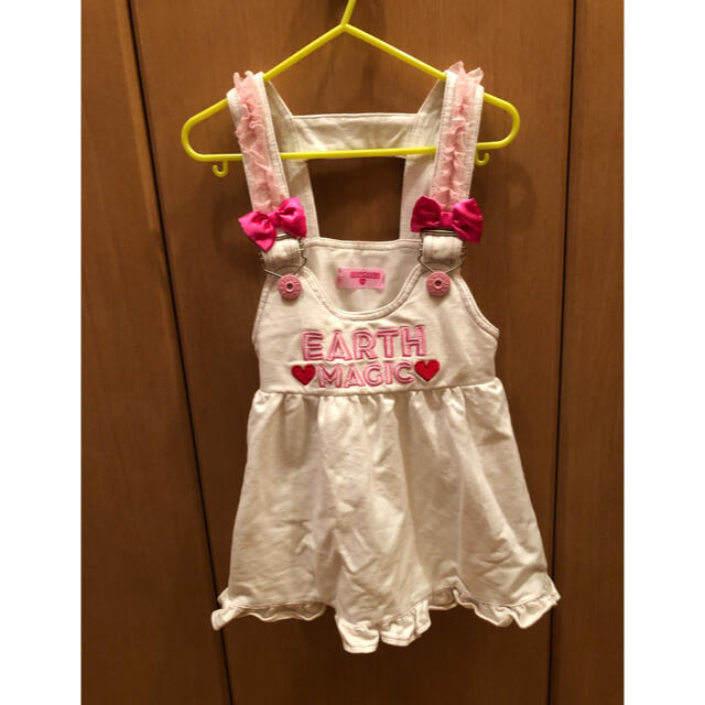 EARTHMAGIC(アースマジック)のアースマジック110 キッズ/ベビー/マタニティのキッズ服女の子用(90cm~)(ワンピース)の商品写真