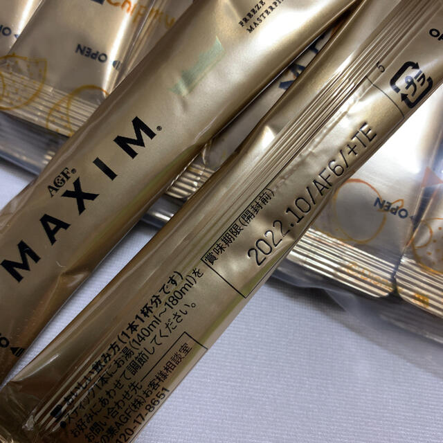 AGF(エイージーエフ)のインスタントコーヒー MAXIM 食品/飲料/酒の飲料(コーヒー)の商品写真