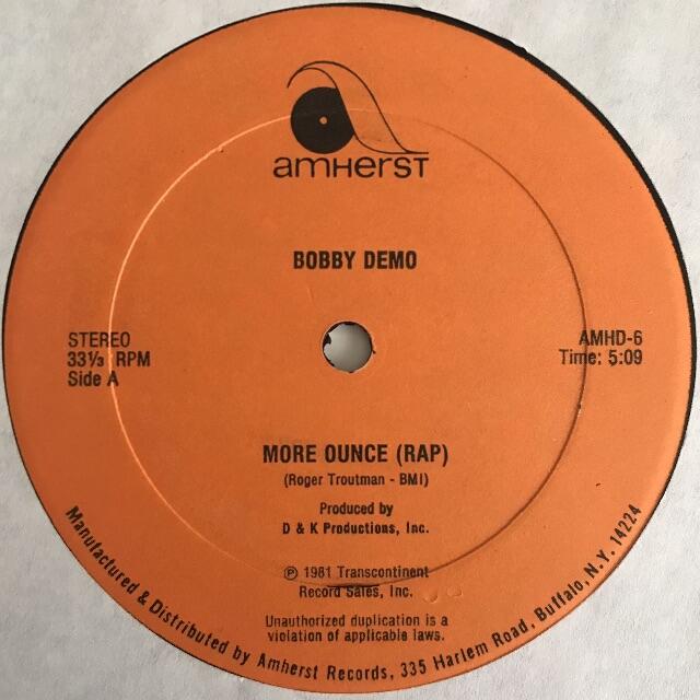 Bobby Demo - More Ounce (Rap) エンタメ/ホビーのCD(R&B/ソウル)の商品写真