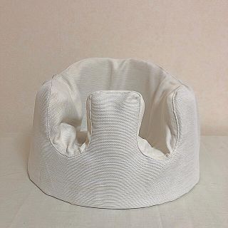 バンボ(Bumbo)のハンドメイド♡バンボカバー(ホワイト×オレンジMIX)(シーツ/カバー)