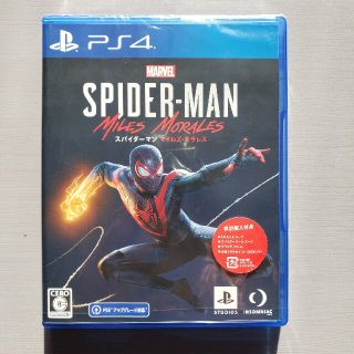 プレイステーション4(PlayStation4)のスパイダーマン　マイルズ・モラレス　PS4　早期特典未使用(家庭用ゲームソフト)