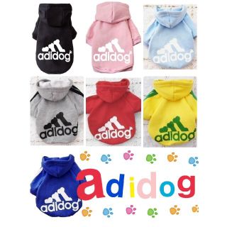 ピンク　XＬ　adidog 犬服　猫服　ペット服(ペット服/アクセサリー)