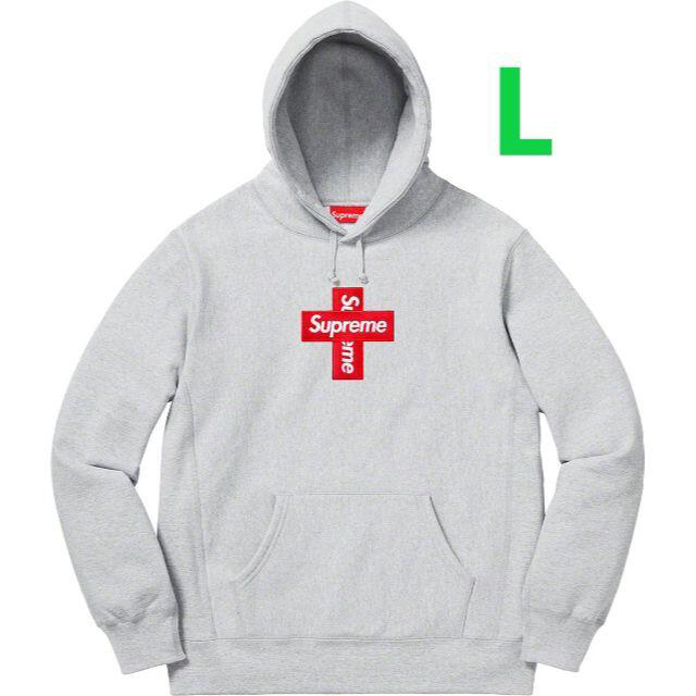 LカラーSupreme Cross Box Logo Hooded Sweatshirt