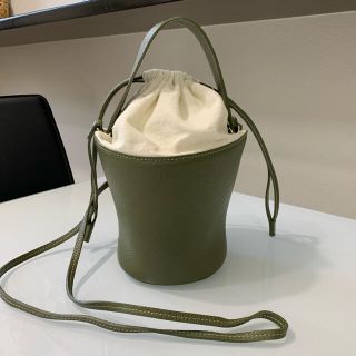 ドゥロワー(Drawer)のayako potterybag KHAKI(ハンドバッグ)