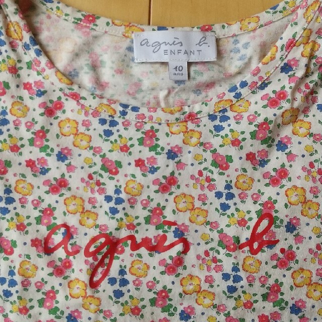 agnes b.(アニエスベー)のアニエスベー キッズ Tシャツ 10ans キッズ/ベビー/マタニティのキッズ服女の子用(90cm~)(Tシャツ/カットソー)の商品写真