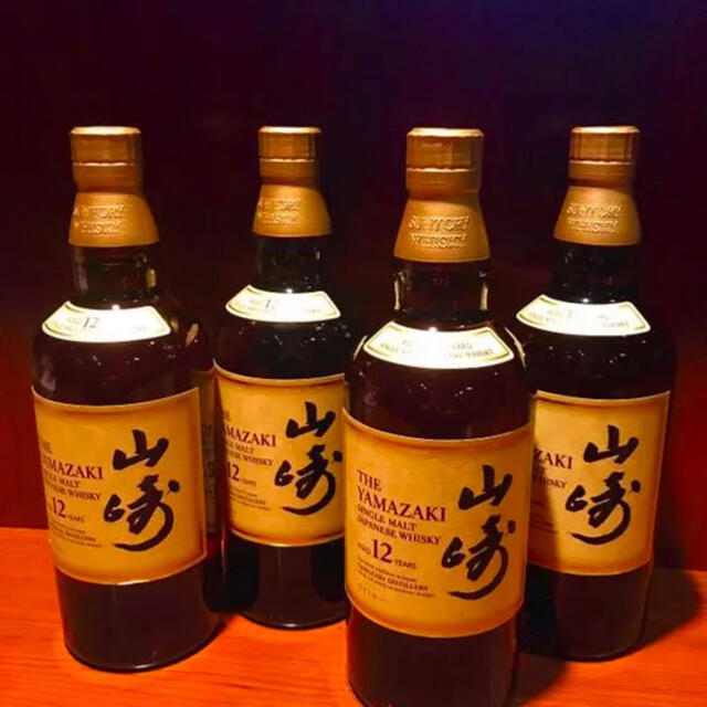 山崎12年700ml  4本酒