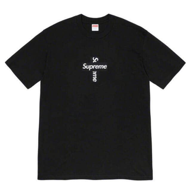 トップスsupreme cross box logo tee Sサイズ