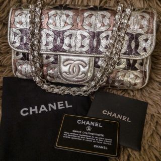 シャネル(CHANEL)のCHANEL ココマーク レザーパッチワーク Wショルダー コレクション(ショルダーバッグ)