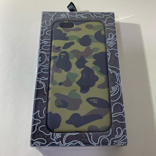 A BATHING APE(アベイシングエイプ)のiPhone6用ケース A BATHING APE グリーン スマホ/家電/カメラのスマホアクセサリー(iPhoneケース)の商品写真