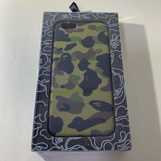 アベイシングエイプ(A BATHING APE)のiPhone6用ケース A BATHING APE グリーン(iPhoneケース)