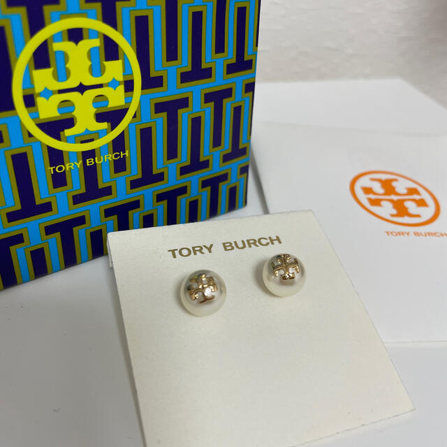 TORY BURCH 袋、巾着つきピアス