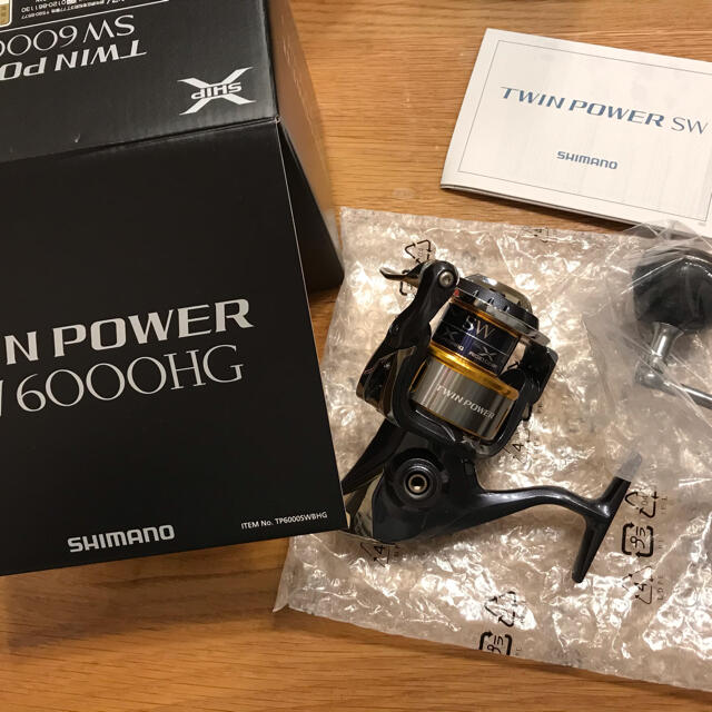 在庫国産 SHIMANO - 実釣未使用品 シマノ 15ツインパワーSW 6000HGの