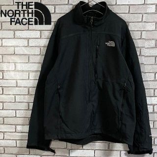 ザノースフェイス(THE NORTH FACE)のレア THE NORTH FACE ストレッチジャケット ロゴ刺繍 ブラック L(その他)