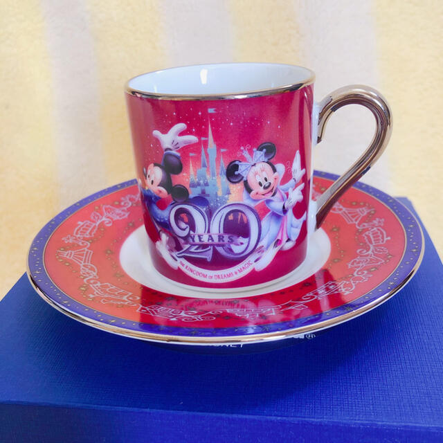 東京ディズニーランド20周年 デミタスカップ&ソーサー 東京ディズニーランド20周年 デミタスカップ&ソーサー