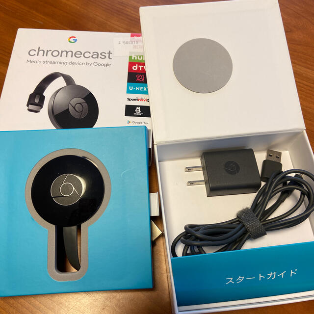 Google(グーグル)のChromecast スマホ/家電/カメラのテレビ/映像機器(映像用ケーブル)の商品写真