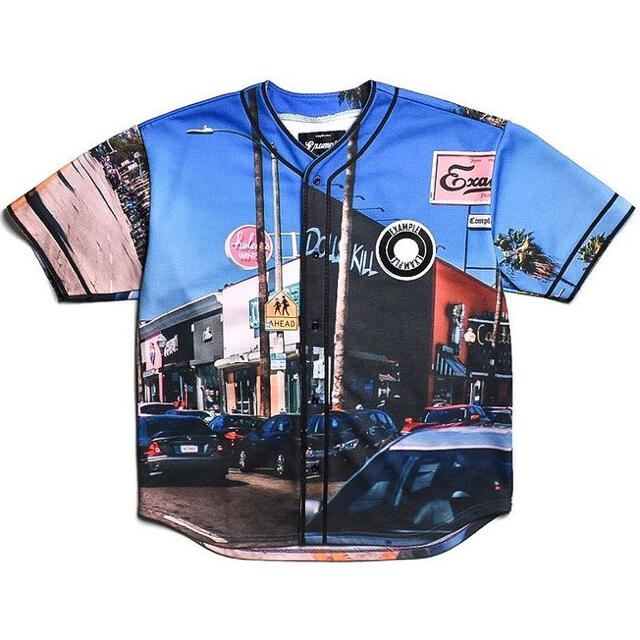 LA PRINTED SWEAT BASEBALL SHIRT