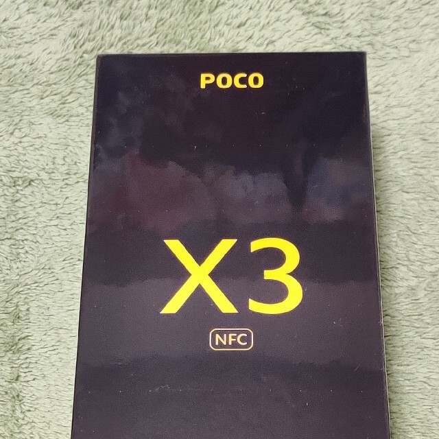 64GBカメラ新品未開封 シャオミ poco X3 シャドウグレー