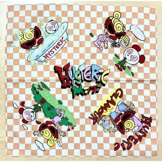 ヒステリックミニ(HYSTERIC MINI)のヒスミニ☆正規品☆新品☆バンダナ☆ハンカチ☆ランチクロス☆お弁当☆オレンジ系(その他)