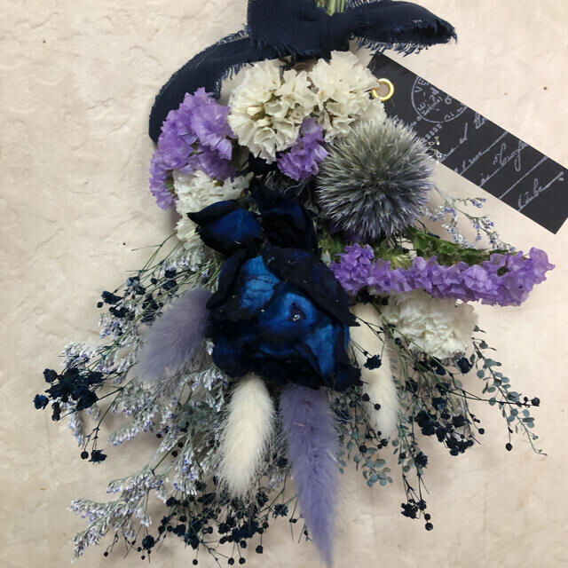 人気最新品 ♡みーさん専用No.275 blue*ドライフラワースワッグ♡の通販 by u_a☆shop|ラクマ 新作入荷