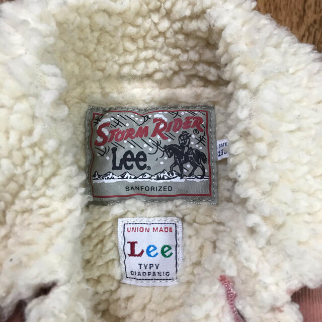 Lee(リー)のLEE ボアストームライダー ボアジャケット ミリタリージャケット キッズ/ベビー/マタニティのキッズ服女の子用(90cm~)(ジャケット/上着)の商品写真