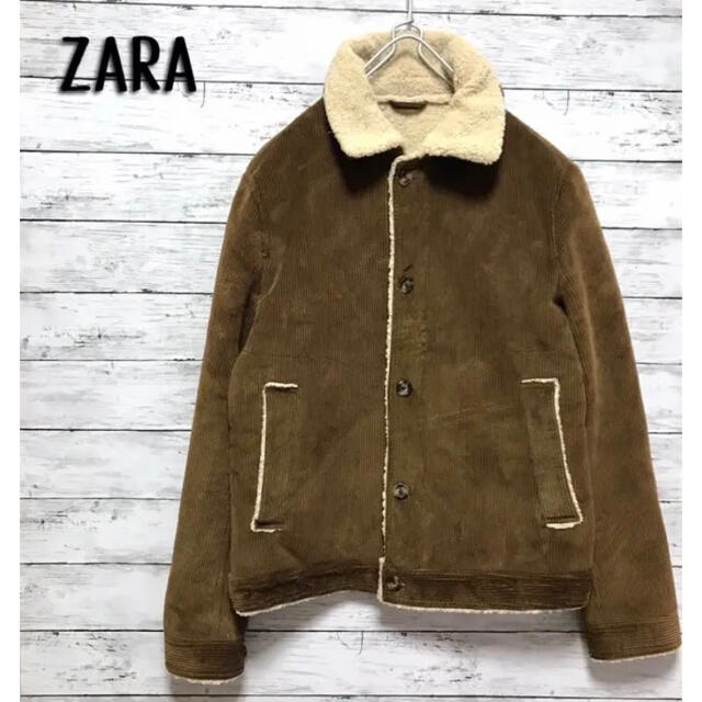 ZARA(ザラ)のZARA MAN ザラマン コーデュロイ ジャケット ブルゾン ボア メンズのジャケット/アウター(ブルゾン)の商品写真