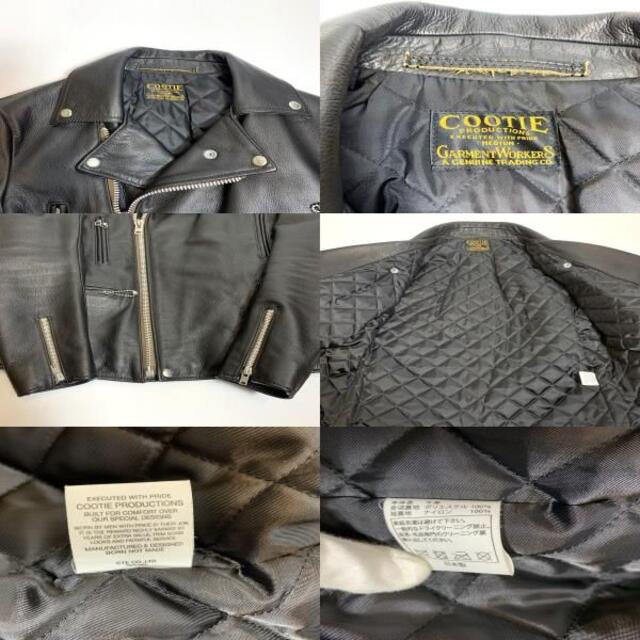 COOTIE(クーティー)のCOOTIE 3rd St Leather Jacket M　2 メンズのジャケット/アウター(ライダースジャケット)の商品写真