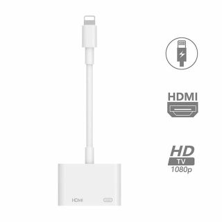 iPhone HDMI 変換 アダプタ ライトニング ゲーム TV視聴 (映像用ケーブル)