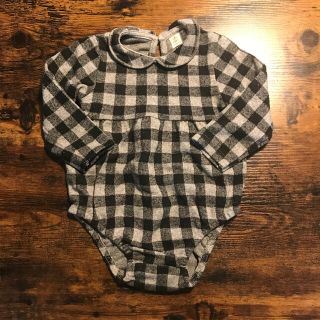 ザラキッズ(ZARA KIDS)のZARA baby 襟付きロンパース6-9m 74cm(ロンパース)