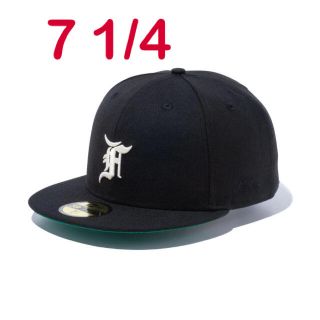 ニューエラー(NEW ERA)の59FIFTY FEAR OF GOD ESSENTIALS Fロゴ ブラック(キャップ)