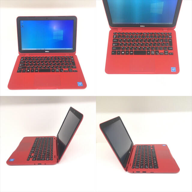 DELL(デル)のDell inspiron 11-3162 赤 32GB×2 4GB N3060 スマホ/家電/カメラのPC/タブレット(ノートPC)の商品写真