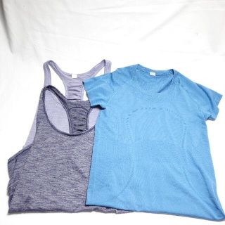 ルルレモン(lululemon)の[lululemon]　ヨガウェア　3点セット(Tシャツ(半袖/袖なし))