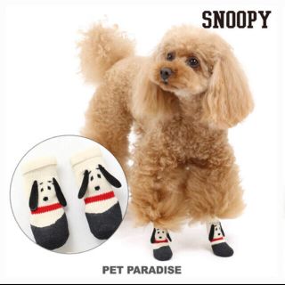 スヌーピー(SNOOPY)のSNOOPY靴下　ペットパラダイス(犬)