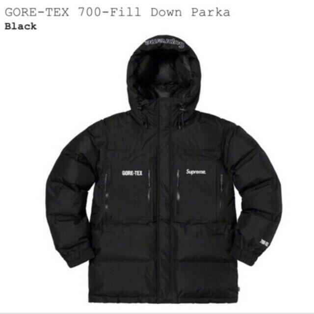 GORE-TEX 700Fill Down Parka Black/Small