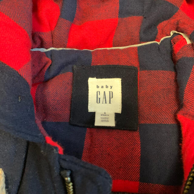 美品　babyGAP ダッフルコート 紺 ネイビー 5y 110㎝ キッズ/ベビー/マタニティのキッズ服男の子用(90cm~)(コート)の商品写真