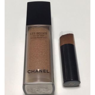 シャネル(CHANEL)の未使用！CHANEL♡レベージュオードゥタン♡ブラシ付き(ファンデーション)