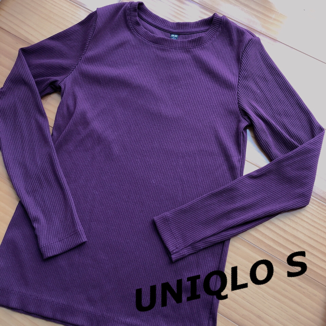 UNIQLO(ユニクロ)のUNIQLO リブロンT レディースのトップス(Tシャツ(長袖/七分))の商品写真