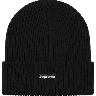 シュプリーム(Supreme)のSupreme Wide Rib Beanie Black(ニット帽/ビーニー)