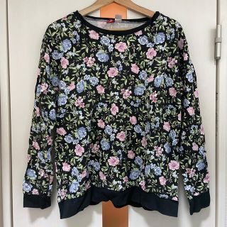 エイチアンドエイチ(H&H)の花柄 H&M  カットソー(カットソー(長袖/七分))