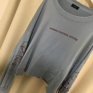 アンダーカバー(UNDERCOVER)のUNDERCOVER 17aw ダメージビッグショートスウェット(スウェット)